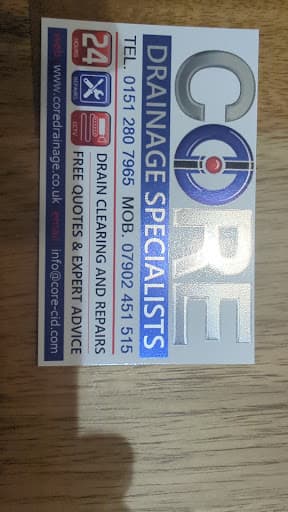 Blocked Drains Liverpool Core Drainage — Customer photo