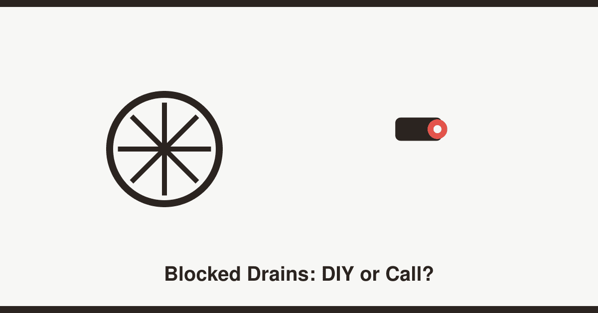 Blocked drains: when to DIY and when to call a drainage specialist